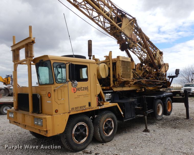 image for item GY9204 1963 Henrickson Drilling rig truck