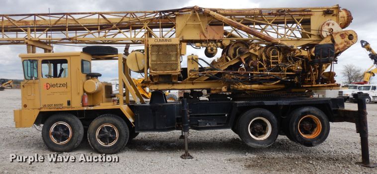 image for item GY9204 1963 Henrickson Drilling rig truck