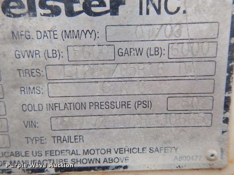 image for item GY9205 2003 Putzmeister TK40 concrete pump