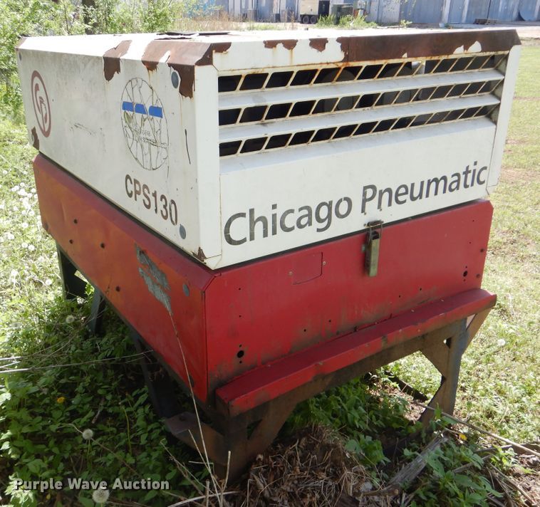 image for item GY9777 Chicago Pneumatic 130 air compressor