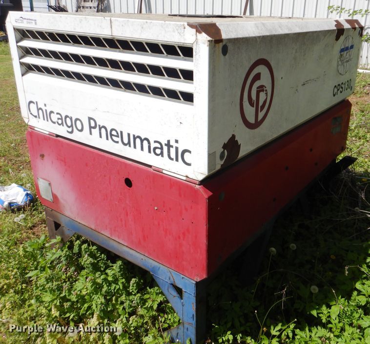 image for item GY9777 Chicago Pneumatic 130 air compressor