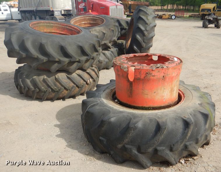 image for item GY9823 (8) 20.8-34 tires and wheels