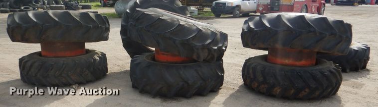 image for item GY9823 (8) 20.8-34 tires and wheels