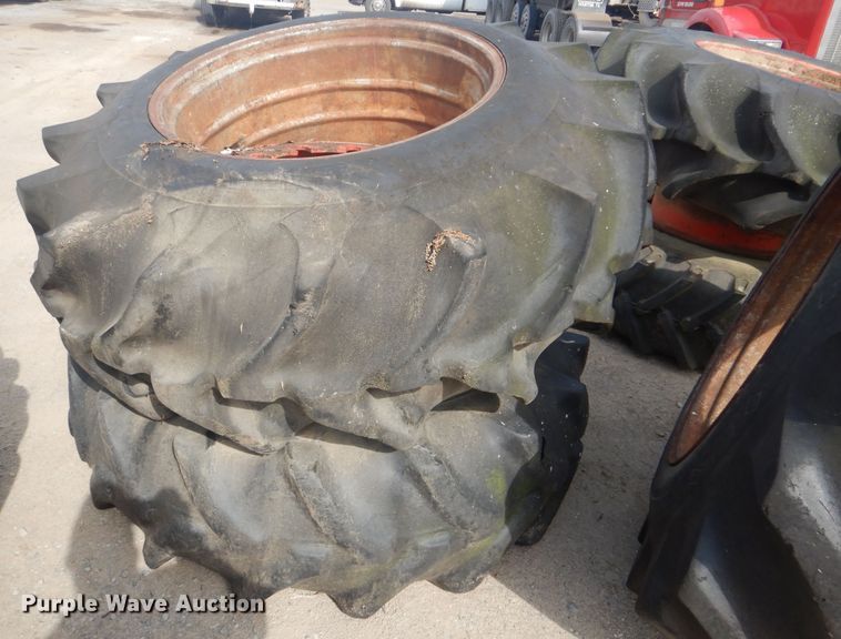 image for item GY9823 (8) 20.8-34 tires and wheels