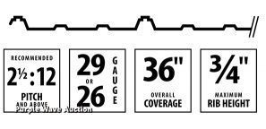 image for item H1388 Metal roofing/siding