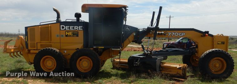 image for item HC9010 2012 John Deere 770GP motor grader