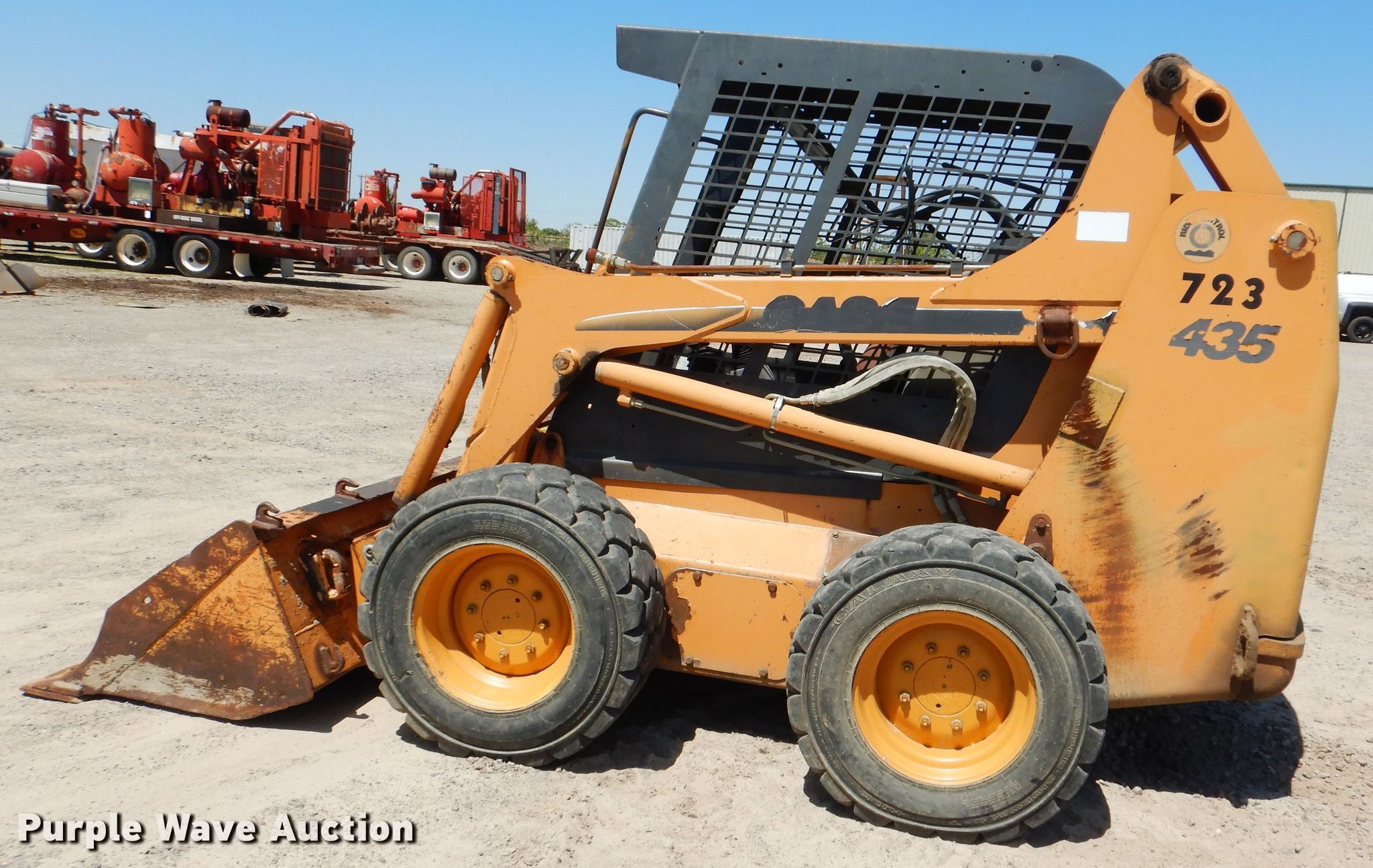 Case 435 skid steer loader in Arkoma, OK Item DG8533 sold Purple Wave