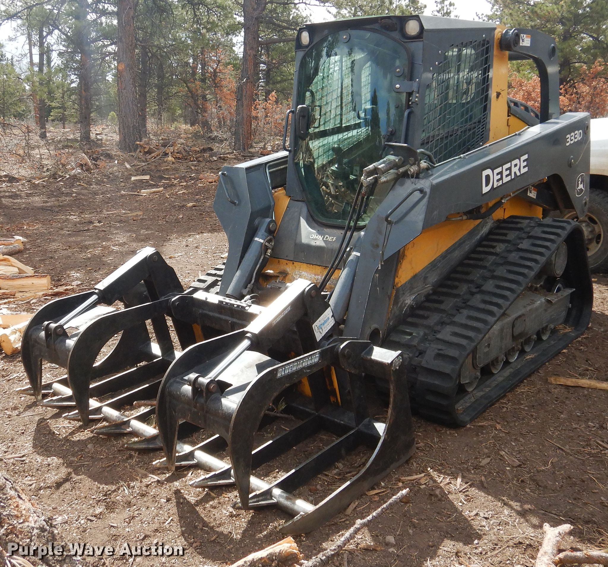 2013 John Deere 333D tracked skid steer loader in Victor, CO | Item ...
