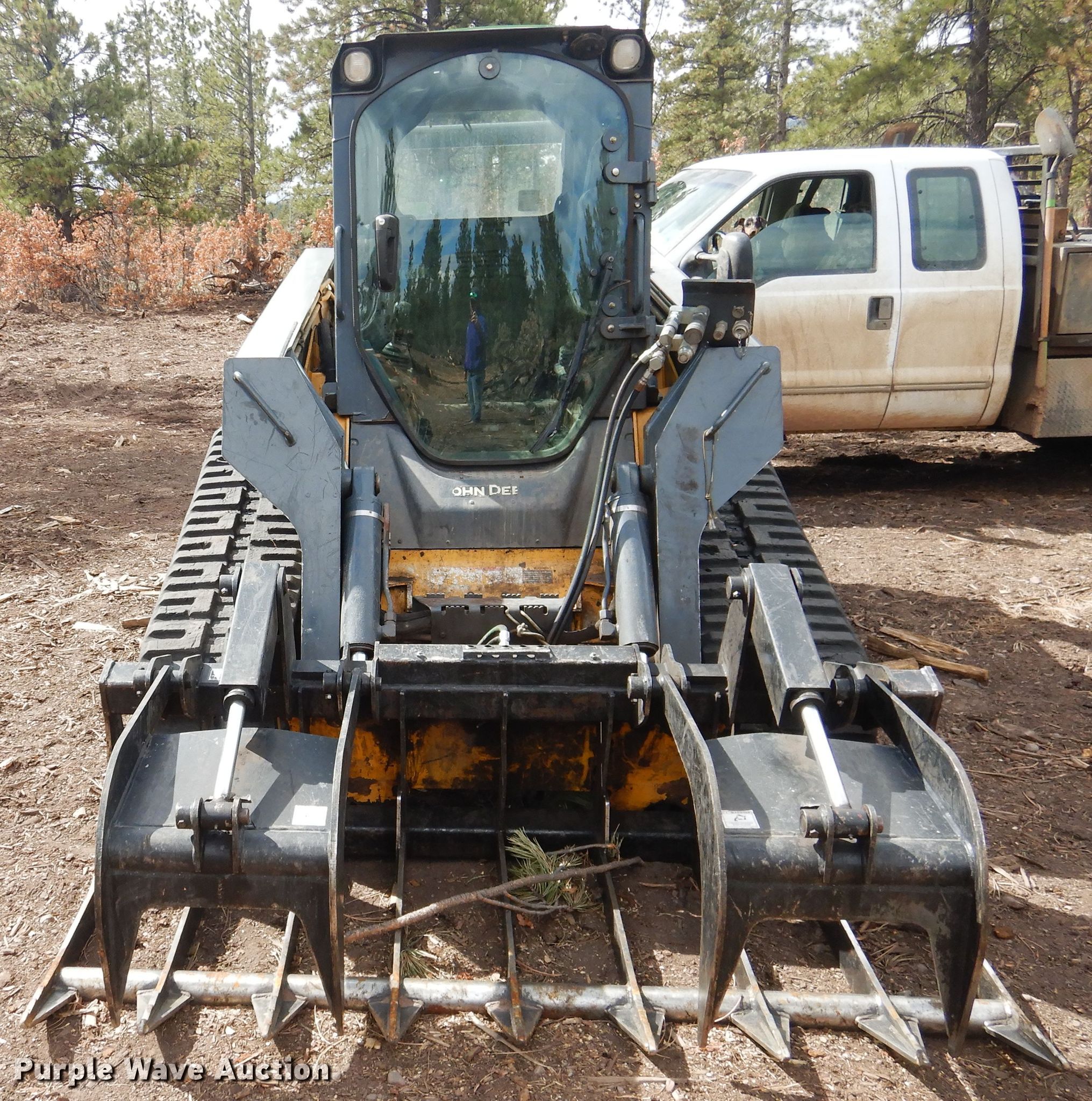 2013 John Deere 333D tracked skid steer loader in Victor, CO Item
