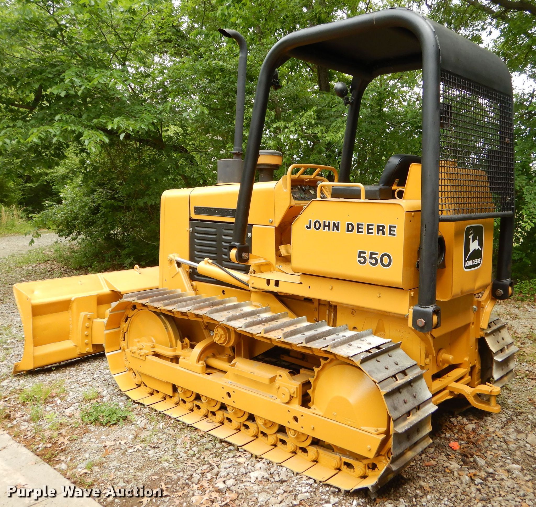 1980 John Deere 550C crawler dozer in Pittsburg, KS Item GN9360 sold