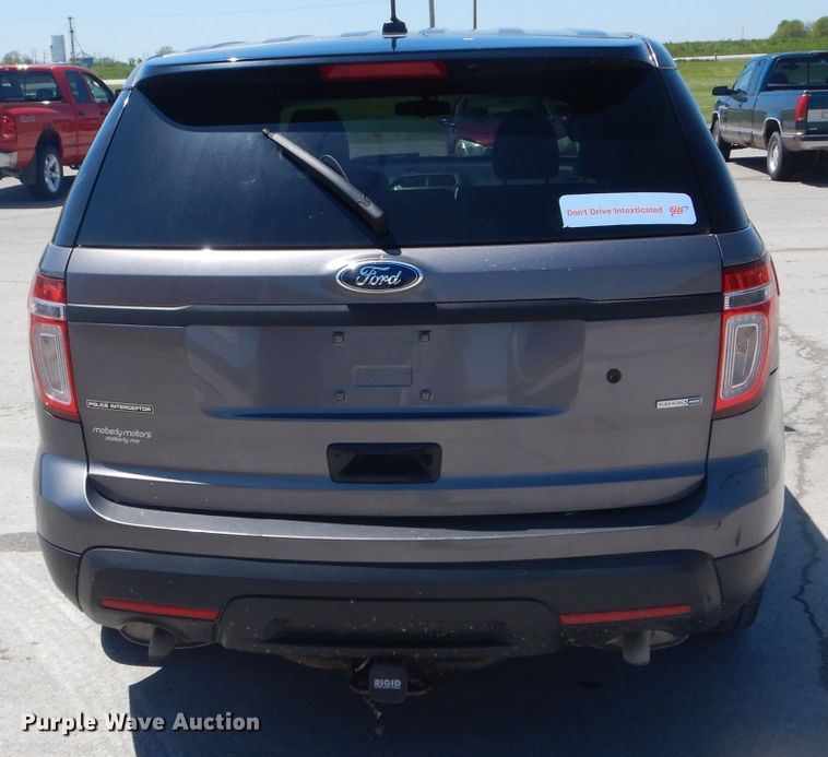 image for item DF3141 2014 Ford Explorer Police Interceptor  SUV
