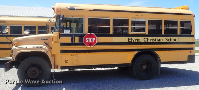 image for item DG3168 1995 GMC B7 school bus