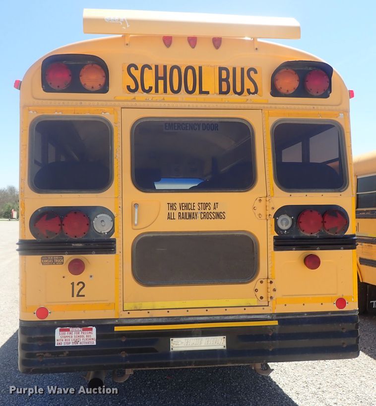 image for item DG3168 1995 GMC B7 school bus