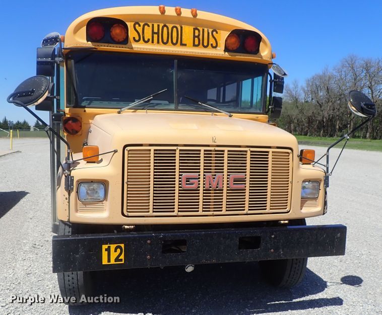 image for item DG3168 1995 GMC B7 school bus