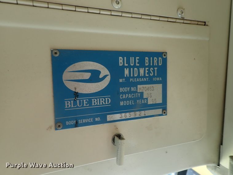 image for item DG3168 1995 GMC B7 school bus