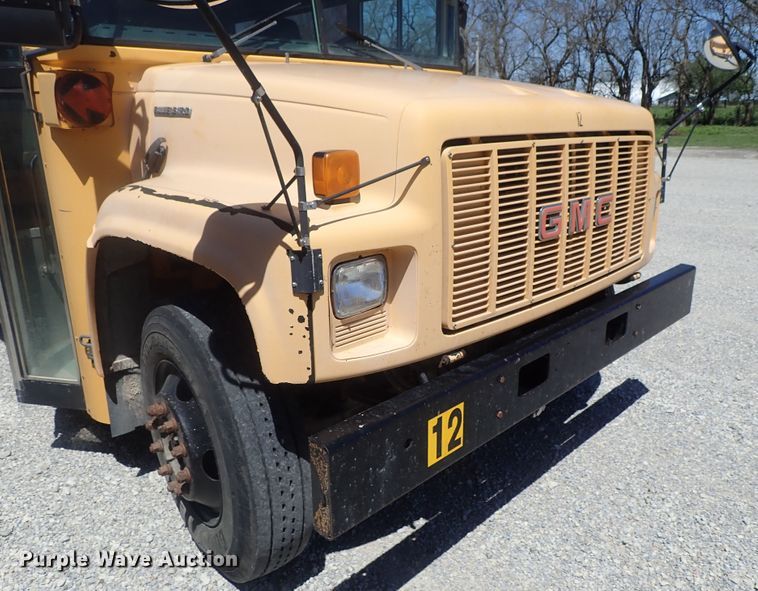 image for item DG3168 1995 GMC B7 school bus