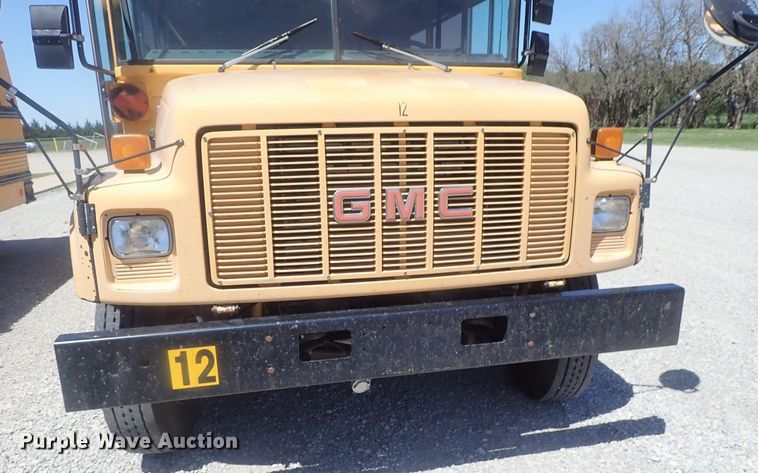 image for item DG3168 1995 GMC B7 school bus
