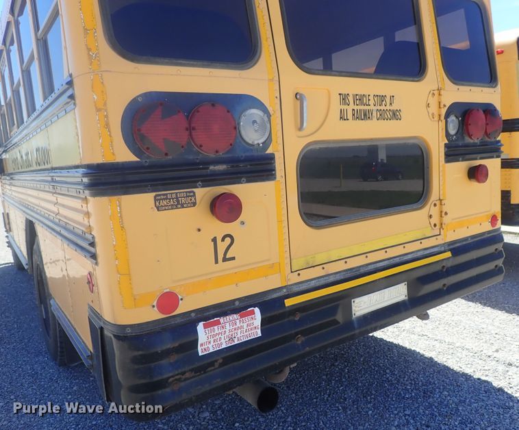 image for item DG3168 1995 GMC B7 school bus