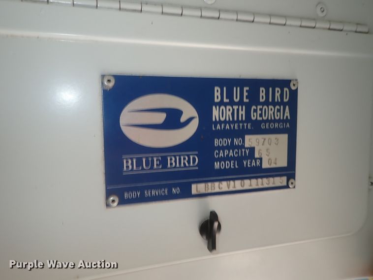 image for item DG3170 2004 Blue Bird Vision school bus