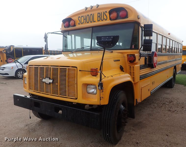 image for item DG3172 1998 Chevrolet Blue Bird school bus