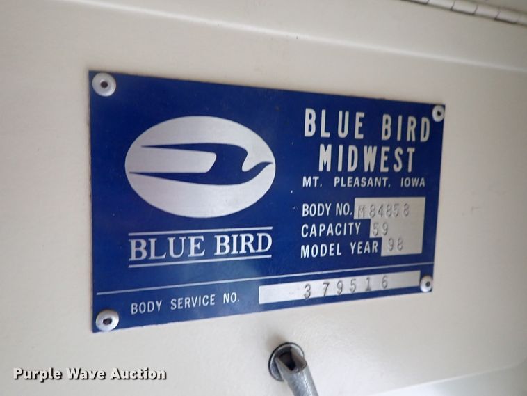 image for item DG3172 1998 Chevrolet Blue Bird school bus