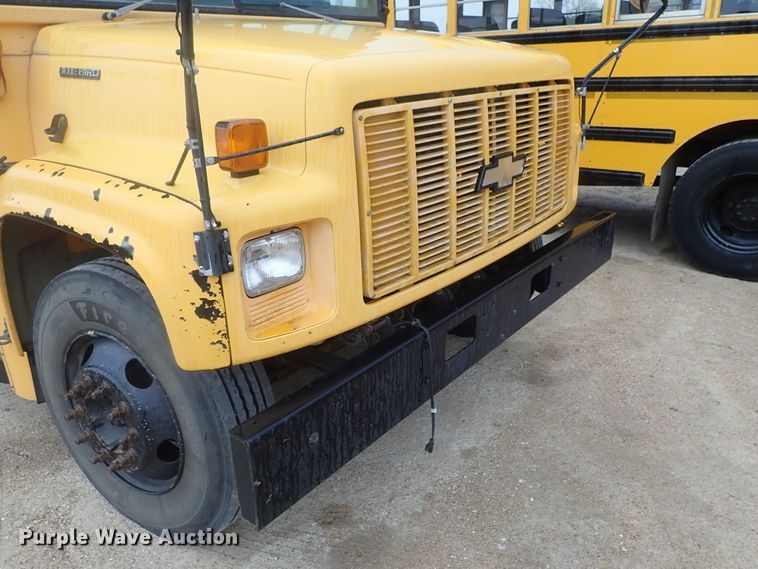 image for item DG3172 1998 Chevrolet Blue Bird school bus