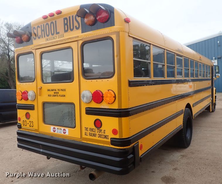 image for item DG3174 2003 International school bus