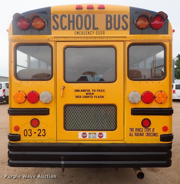 image for item DG3174 2003 International school bus