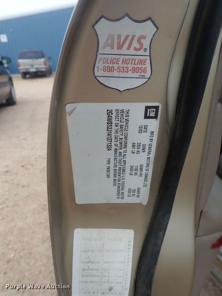 image for item DG3175 2004 Buick Century