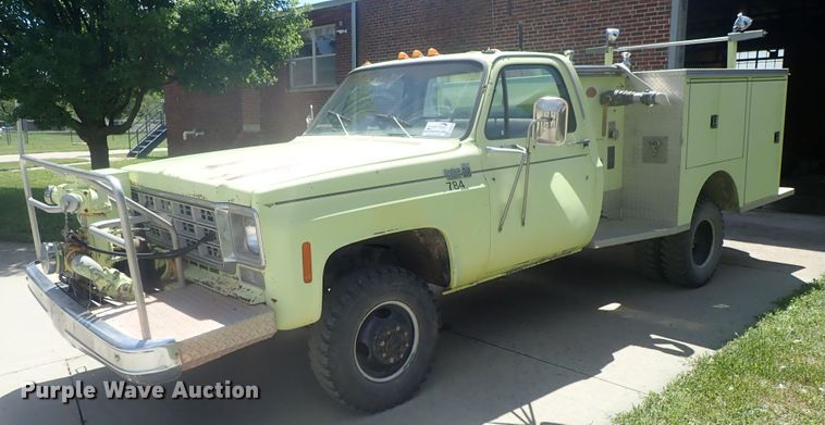 image for item DG3219 1977 Chevrolet Custom Deluxe 30  fire truck