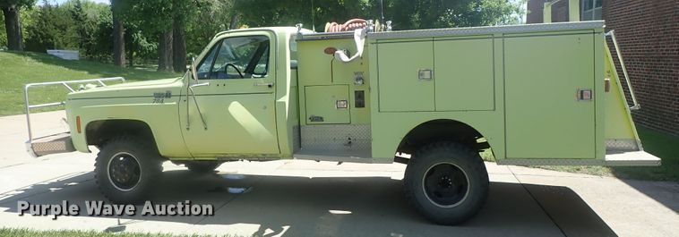 image for item DG3219 1977 Chevrolet Custom Deluxe 30  fire truck
