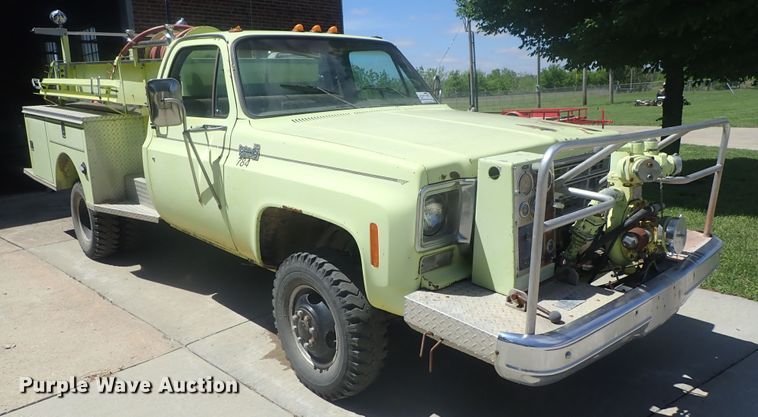 image for item DG3219 1977 Chevrolet Custom Deluxe 30  fire truck