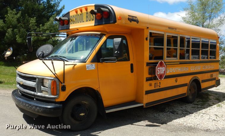 image for item DG6458 2001 Chevrolet Express school bus