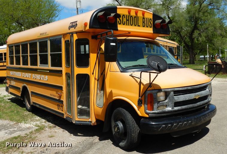image for item DG6458 2001 Chevrolet Express school bus