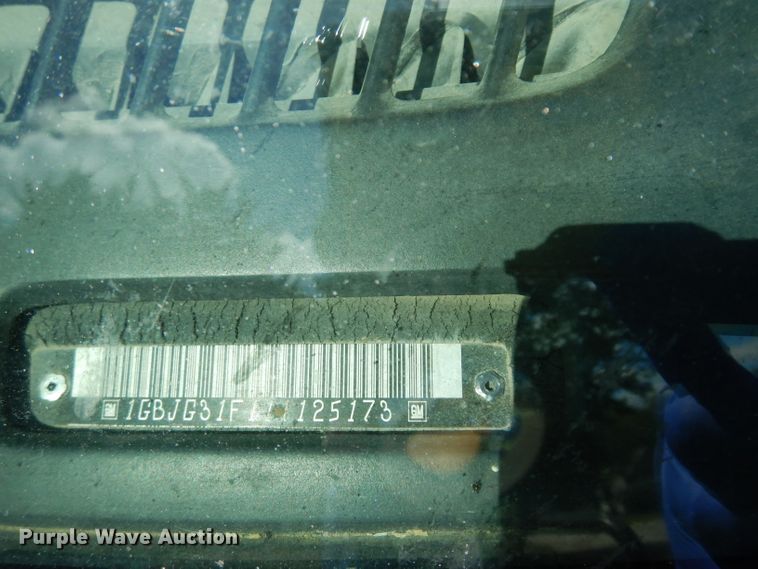 image for item DG6458 2001 Chevrolet Express school bus