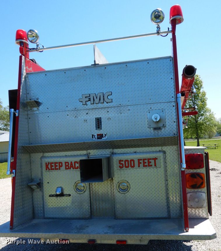 image for item DG6495 1987 International S2600 pumper fire truck