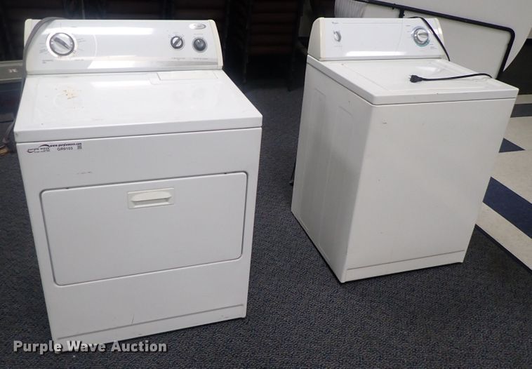 image for item GR9103 Whirlpool washer and dryer