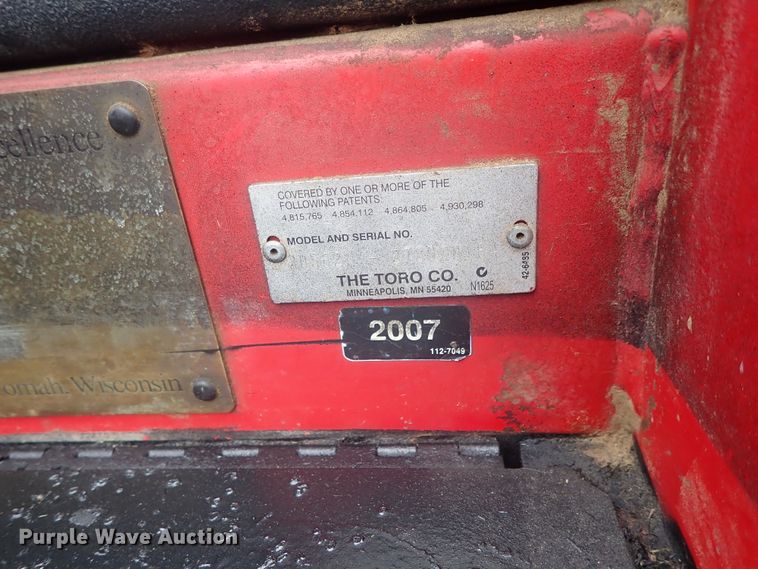 image for item GR9136 Toro Groundmaster 580D lawn mower