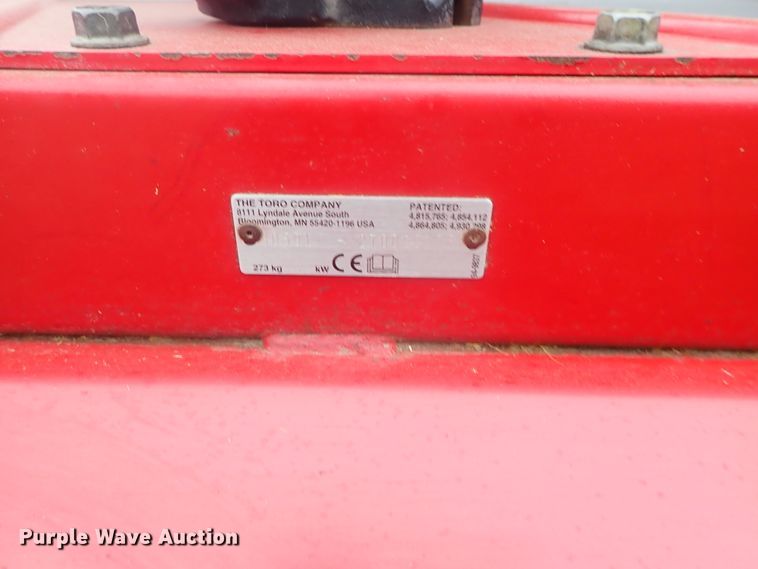 image for item GR9136 Toro Groundmaster 580D lawn mower