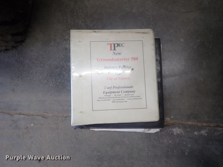 image for item GR9136 Toro Groundmaster 580D lawn mower