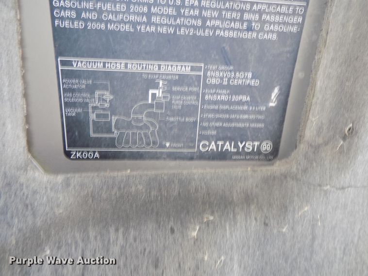 image for item GW9033 2006 Nissan Maxima