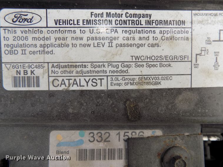image for item GW9038 2006 Ford Five Hundred Limited