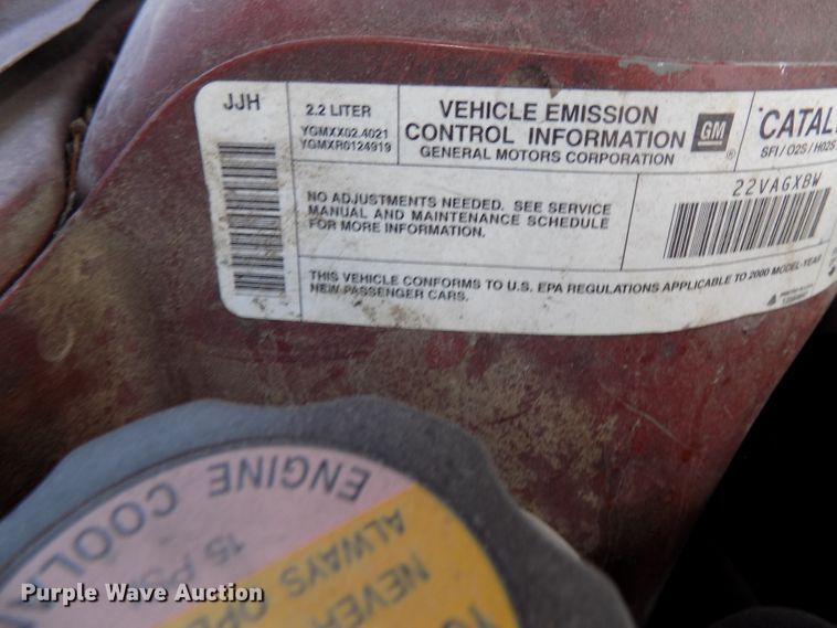 image for item GW9042 2000 Chevrolet Cavalier