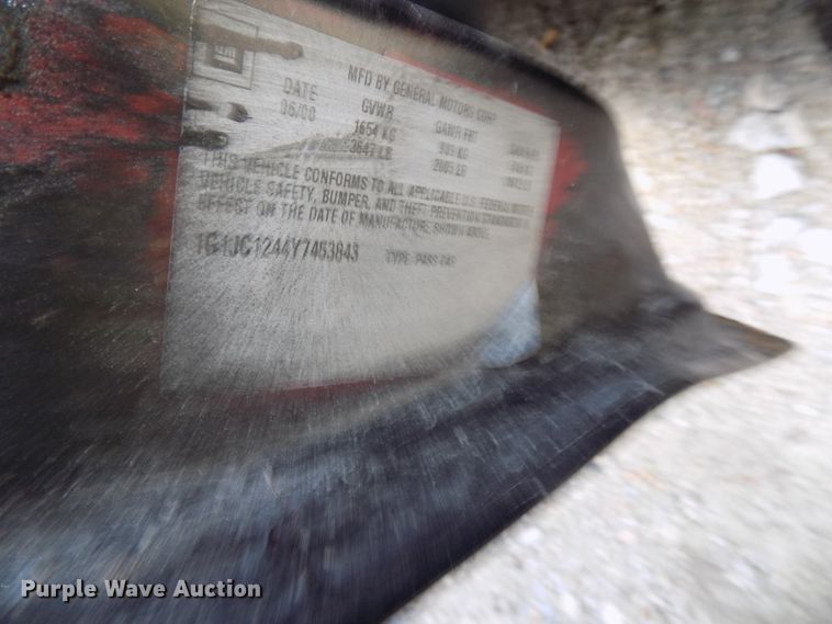 image for item GW9042 2000 Chevrolet Cavalier