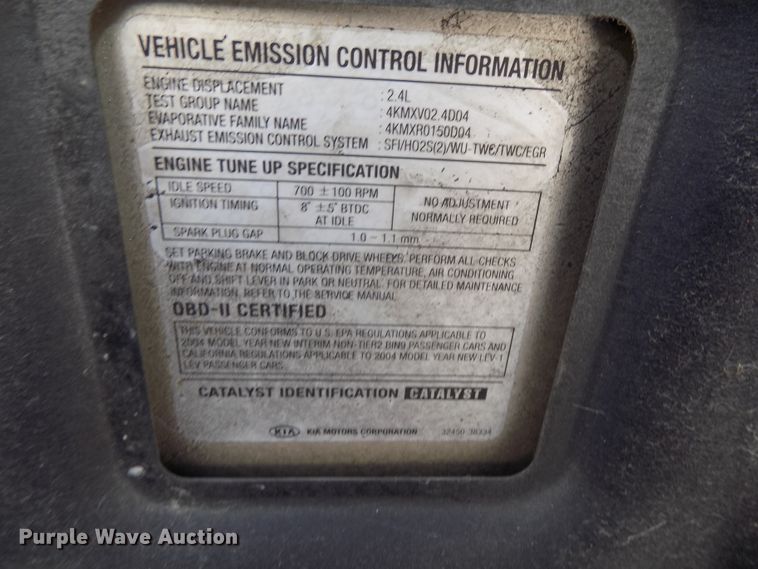 image for item GW9057 2004 Kia Optima