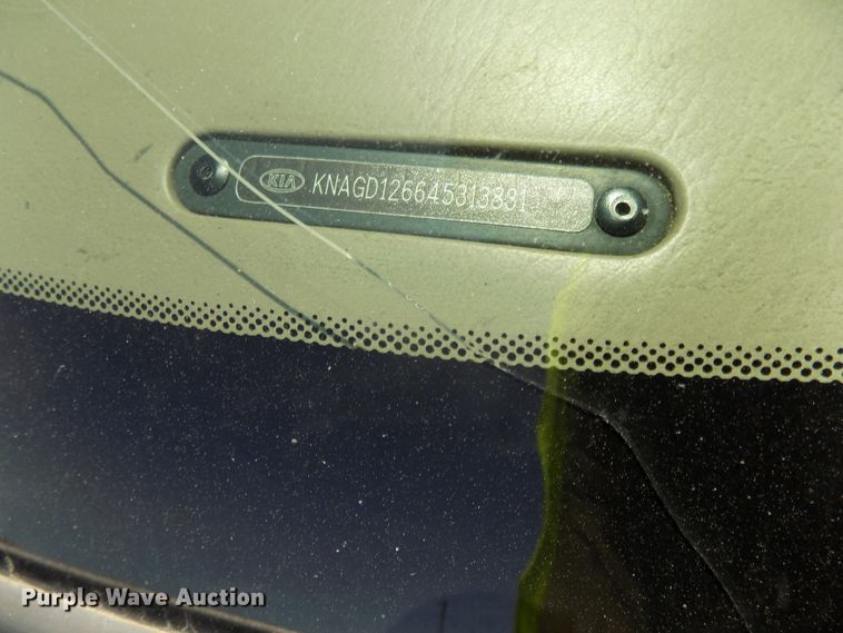 image for item GW9057 2004 Kia Optima