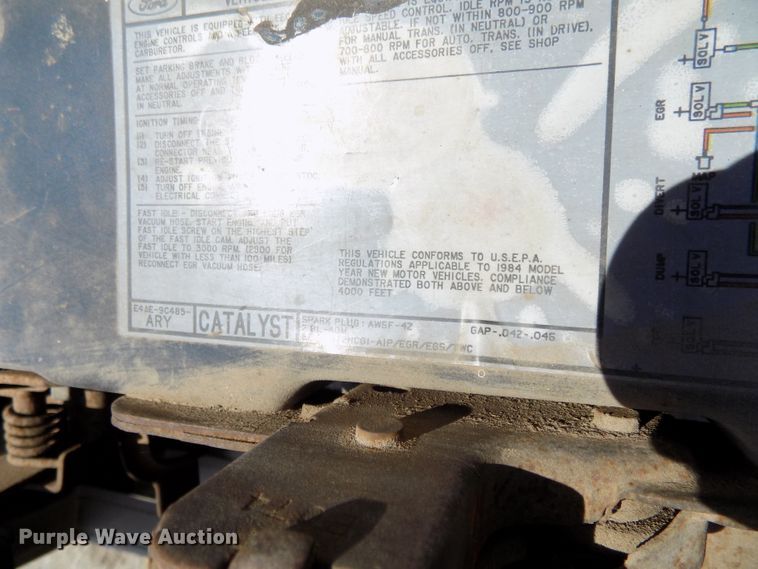 image for item GW9061 1984 Ford Ranger  pickup truck