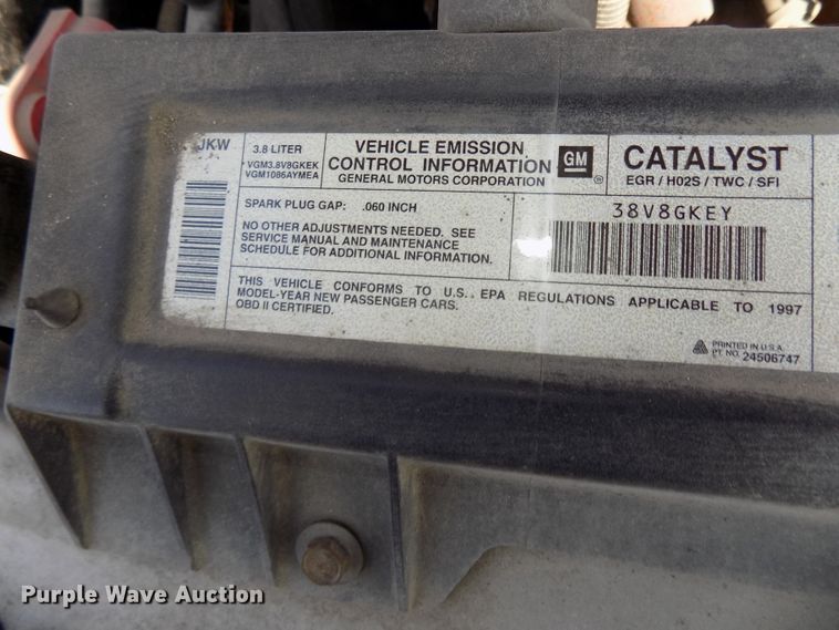 image for item GW9062 1997 Oldsmobile Regency