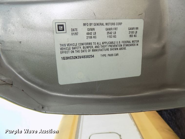 image for item GW9062 1997 Oldsmobile Regency