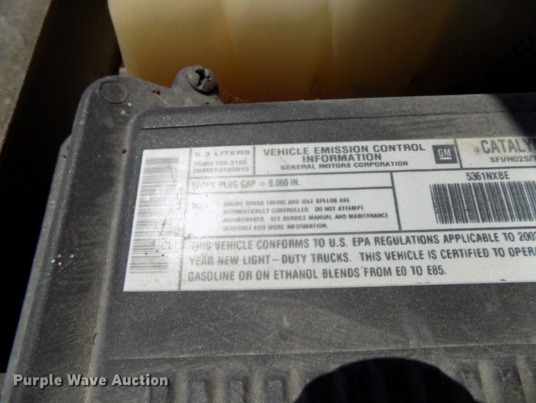 image for item GW9070 2002 Chevrolet Tahoe  SUV